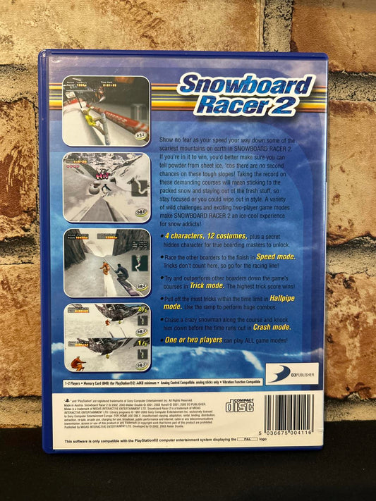 Snowboard Racer 2 (PlayStation 2) Complete with Manual