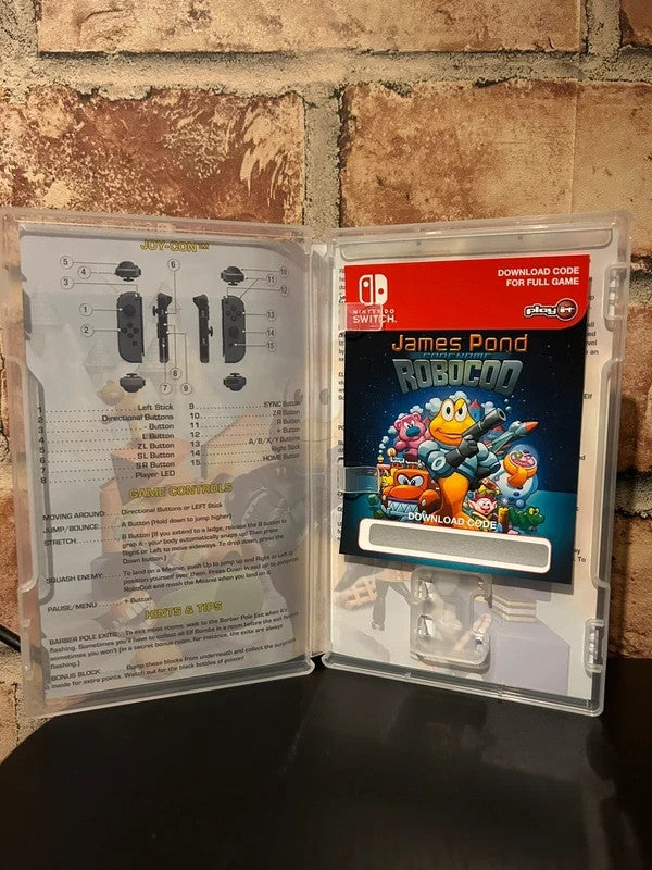 James Pond Codename Robocod (Nintendo Switch, 2019) Brand New Code In Box