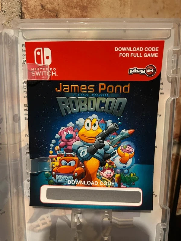 James Pond Codename Robocod (Nintendo Switch, 2019) Brand New Code In Box