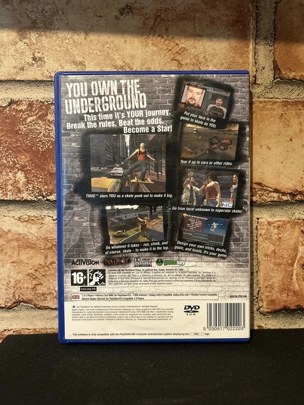 Tony Hawk’s Underground - Sony PlayStation 2 - PS2 - PAL