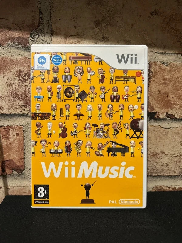 Wii Music (Nintendo Wii 2008) Video Game - Complete With Manual