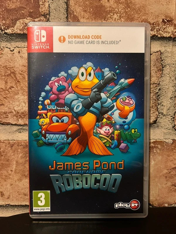 James Pond Codename Robocod (Nintendo Switch, 2019) Brand New Code In Box