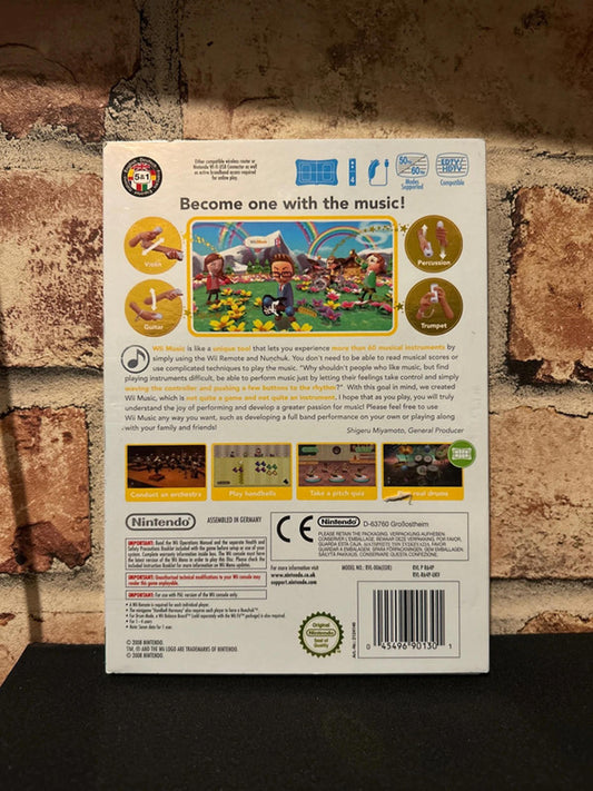 Wii Music (Nintendo Wii) In Cardboard Slip with Manual