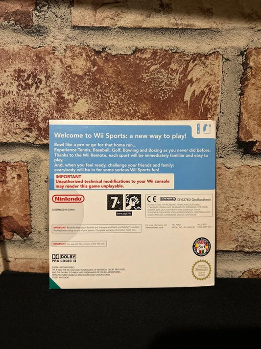 Wii Sports (Nintendo Wii) In Cardboard Sleeve