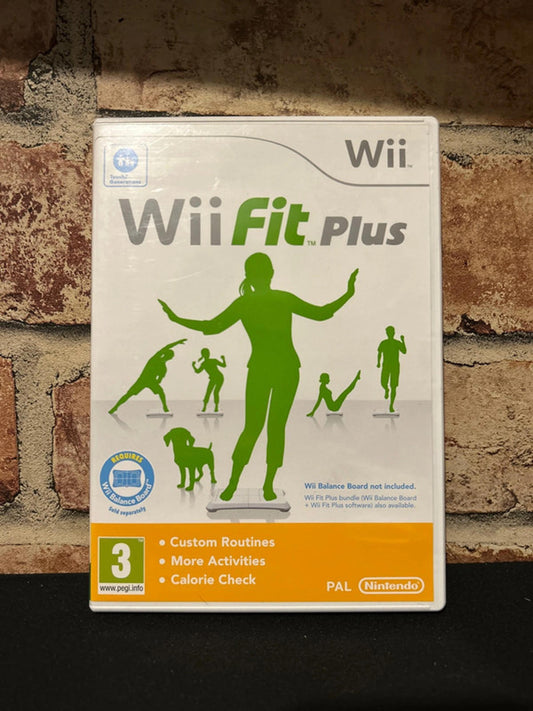 Wii Fit Plus (Nintendo Wii) Complete with Manual