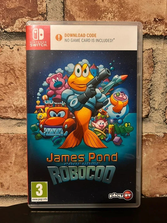 James Pond Codename Robocod (Nintendo Switch, 2019) Brand New Code In Box
