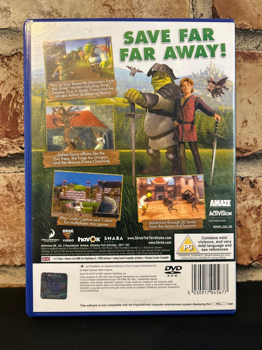 Shrek The Third (PlayStation 2) Complete with Manual